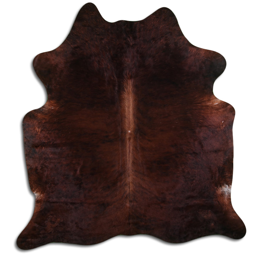 8 Ft X 7 Ft Brazilian Cowhide Skin Rug Hair-On Leather Carpet - Uhorse