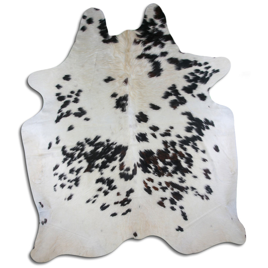Black and white cowhide leather hide - Uhorse