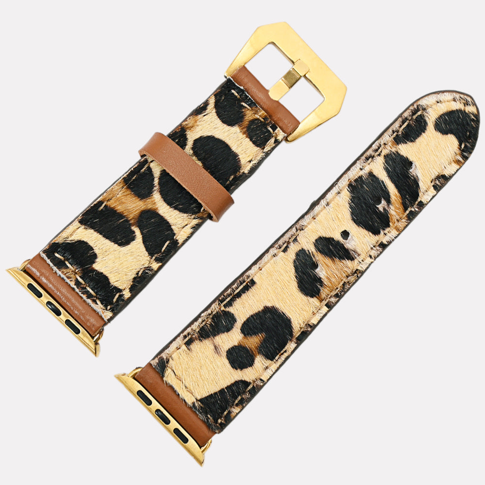 American Darling ADWAM102 Beautifully Hair-On Genuine Leather I watch Strap Men and Women Unisex