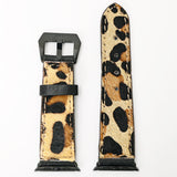 American Darling ADWAM104 Beautifully Hair-On Genuine Leather I watch Strap Men and Women Unisex