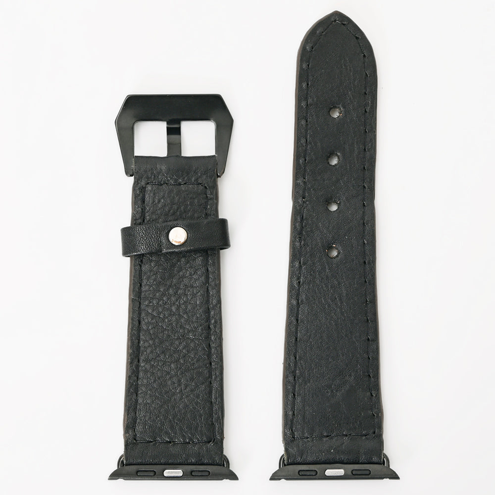 American Darling ADWAM104 Beautifully Hair-On Genuine Leather I watch Strap Men and Women Unisex