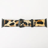 American Darling ADWAM104 Beautifully Hair-On Genuine Leather I watch Strap Men and Women Unisex