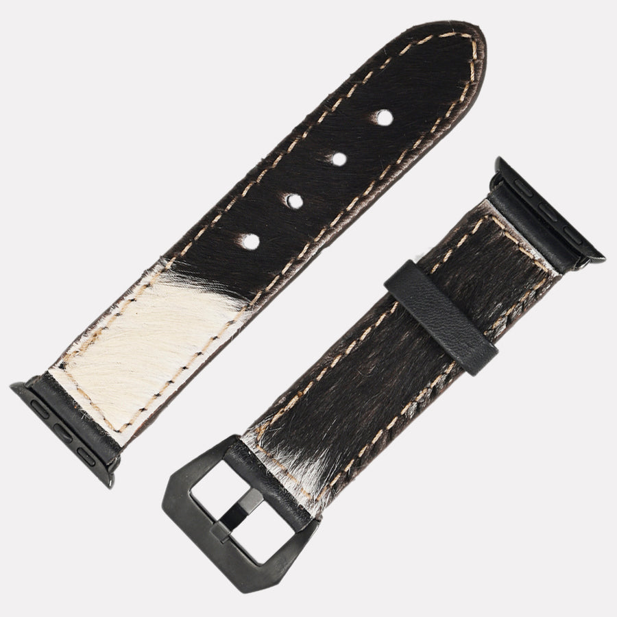 American Darling ADWAM106 Beautifully Hair-On Genuine Leather I watch by Hilason – Cowboy and equestrian accessories
