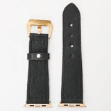 American Darling ADWAM109 Beautifully Hair-On Genuine Leather I watch Strap Men and Women Unisex