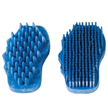 Set Of 2 Hilason Horse Cleaner and groomer brush Blue