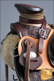 Western Horse Wade Saddle American Leather Ranch Roping Dark Brown