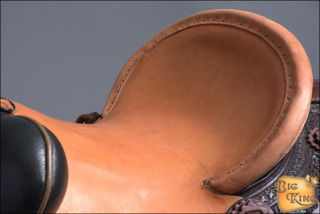 Western Horse Wade Saddle American Leather Ranch Roping Dark Brown