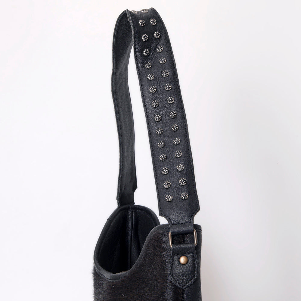 American Darling Hobo Hand Tooled Hair-On Genuine Leather women bag western handbag purse