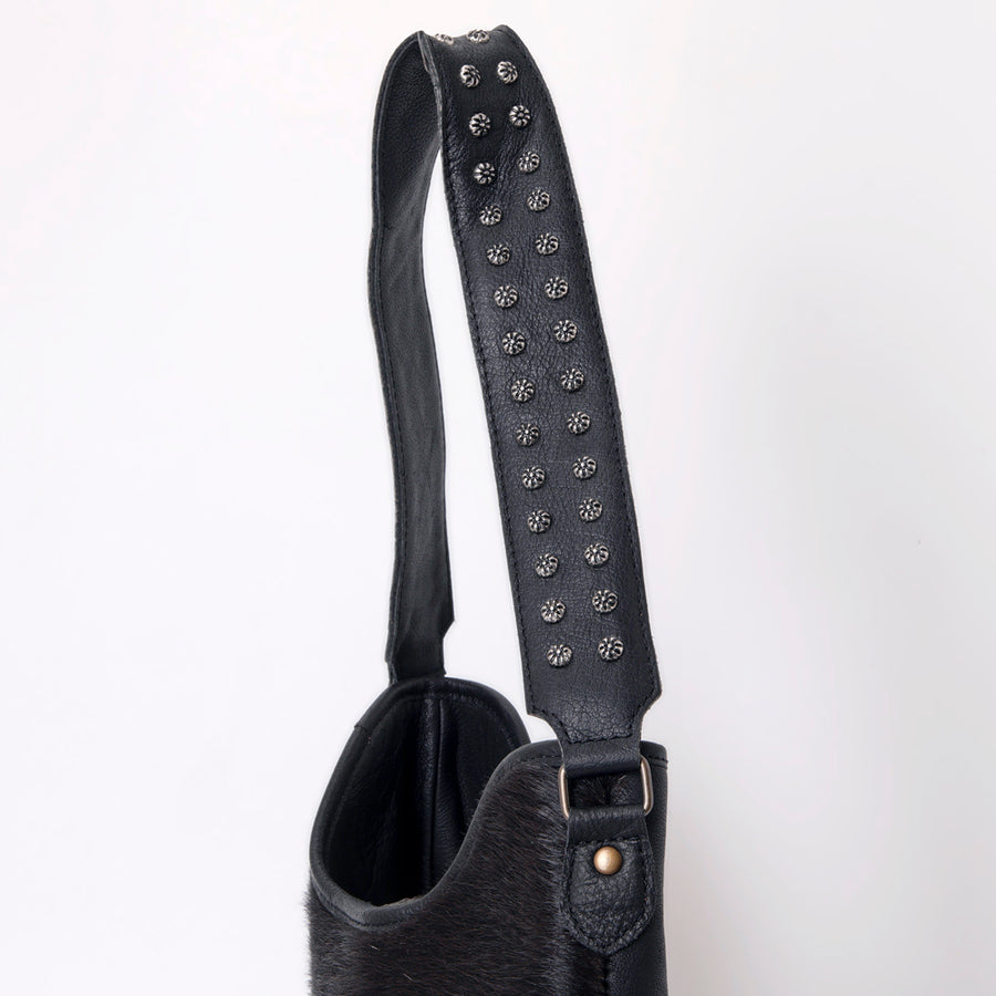 American Darling Handcrafted Cowhide Leather Hobo Bag with Tooled Floral Details - Western Luxe Fashion, Genuine Leather, Comfortable & Durable