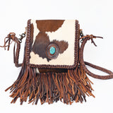 American Darling Messenger Hair On Genuine Leather Western Women Bag Handbag Purse | Cute