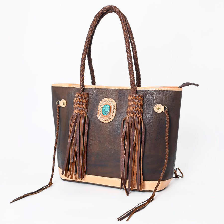 American Darling Tote Full Grain Genuine Leather Western Women Bag Handbag Purse | Travel Bags College Casual - Uhorse