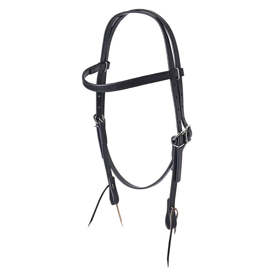 HILASON Western Horse Biothane Leather Headstall Tack Black - Uhorse