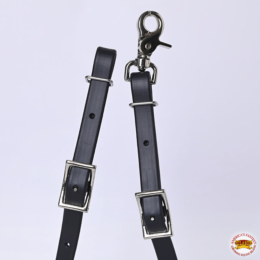 HILASON HilaCore Western Horse Rein, All-Weather Coated Webbing