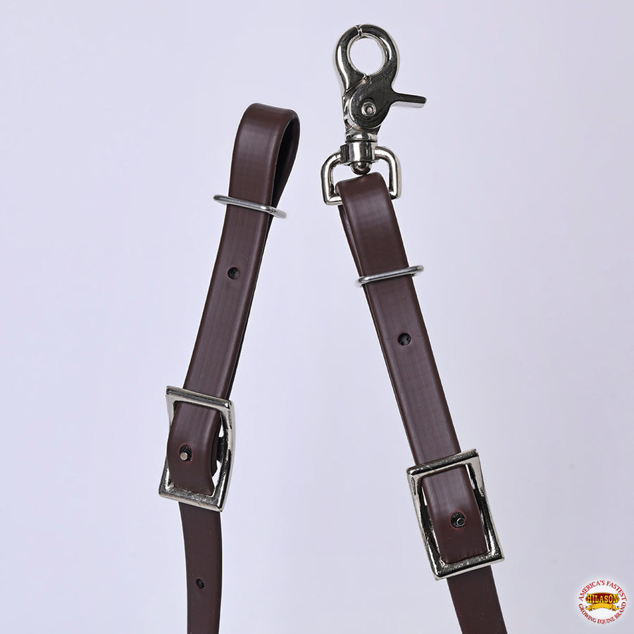 HILASON HilaCore Western Horse Rein, All-Weather Coated Webbing