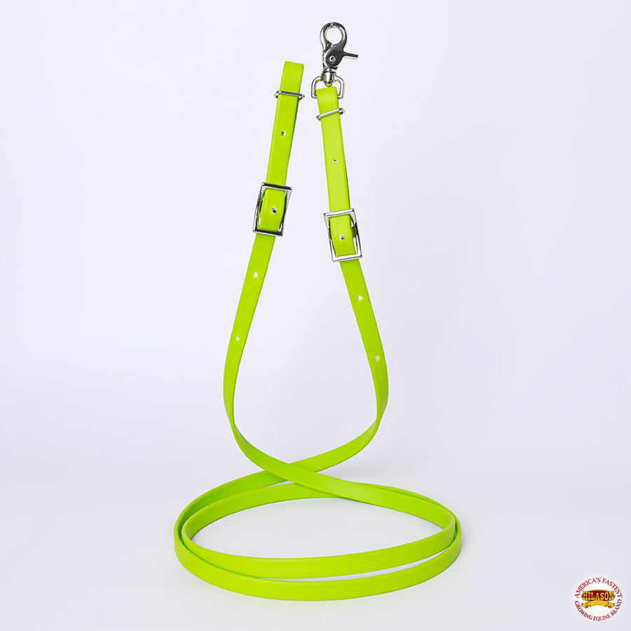 HILASON HilaCore Western Horse Rein, All-Weather Coated Webbing