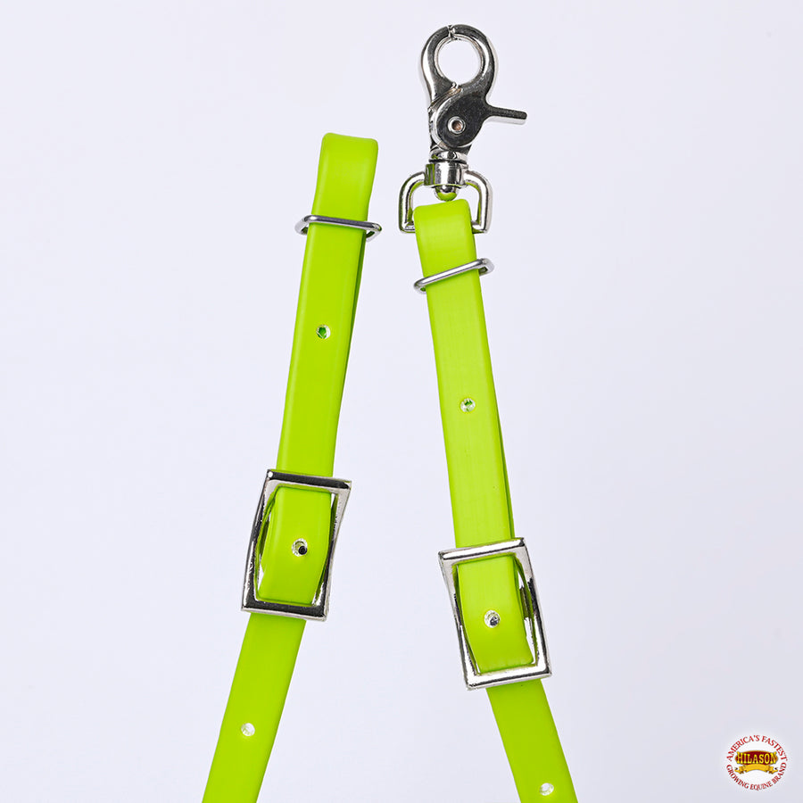 HILASON HilaCore Western Horse Rein, All-Weather Coated Webbing