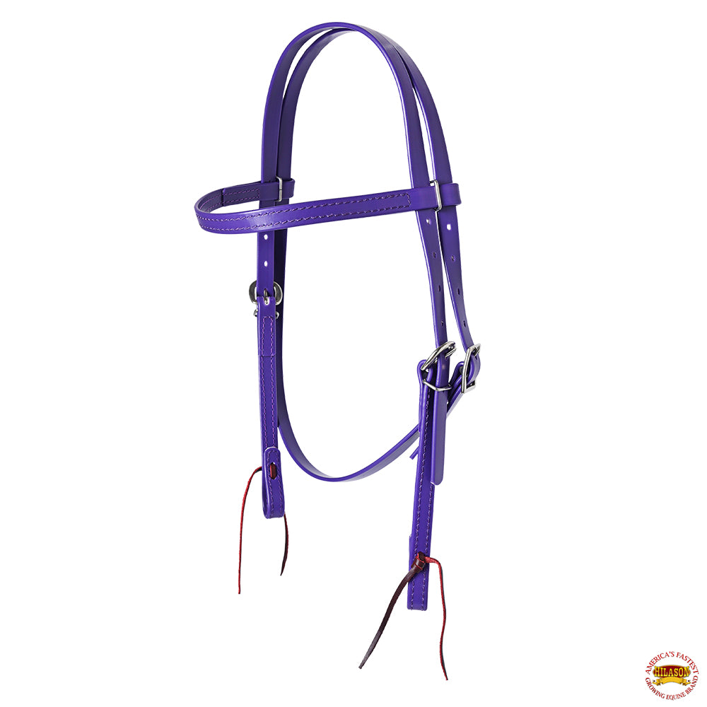 HILASON Western Horse Biothane Leather Headstall & Breast Collar Set