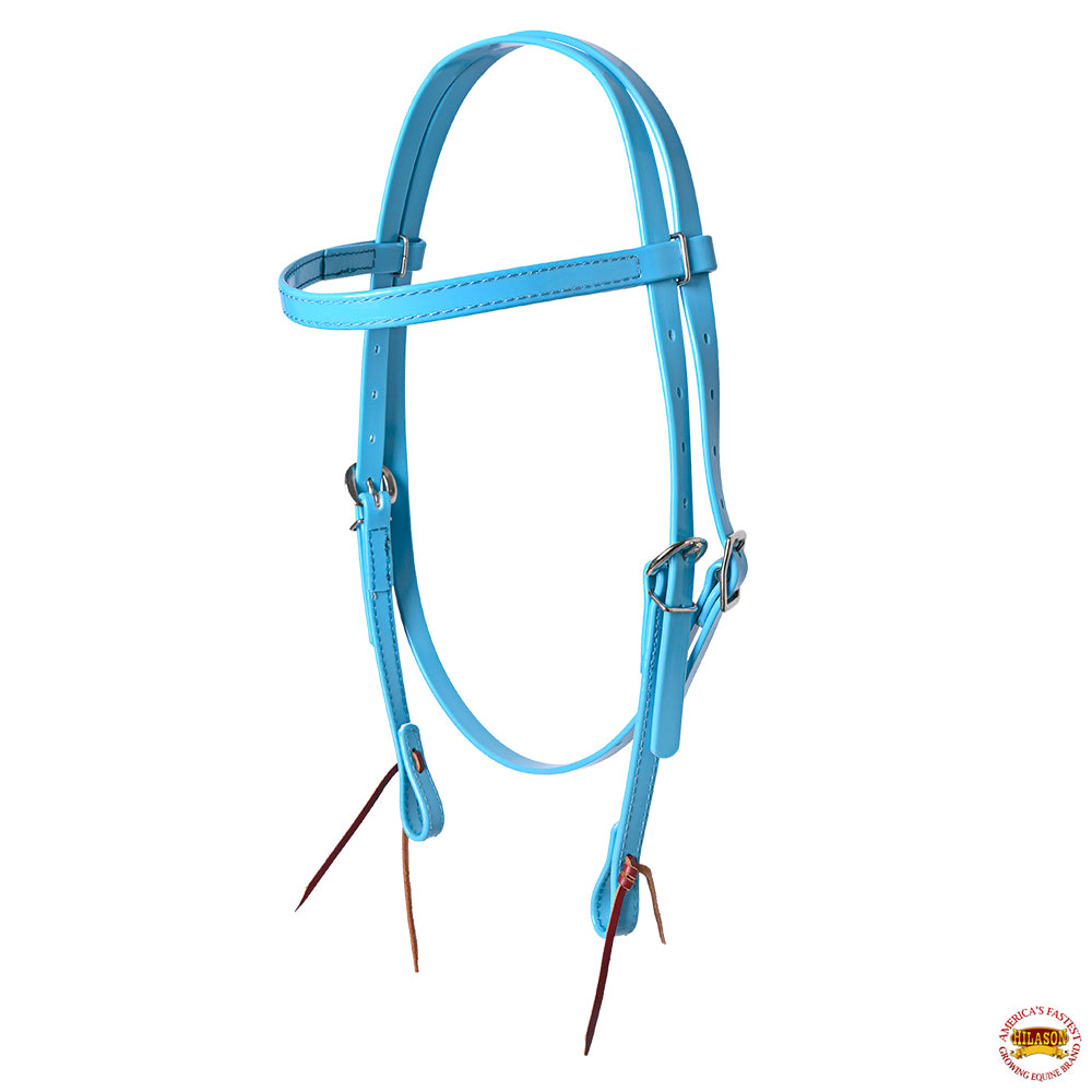 HILASON Western Horse Biothane Leather Headstall & Breast Collar Set