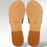 American Darling ADFT104 Hand tooled carved genuine leather sandal footwear flip flop
