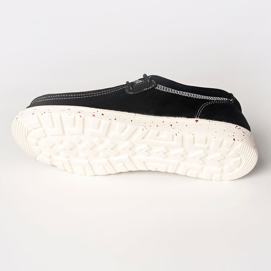 American Darling Hand tooled, carved genuine leather trim lightweight shoe footwear, slip on| Tooled Footwear