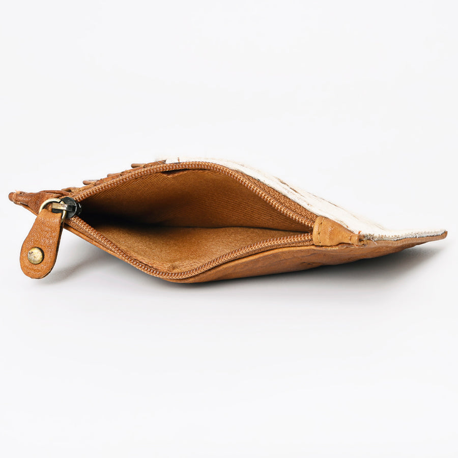 American Darling Card Holder Hair on Genuine Leather | Business Credit Sports
