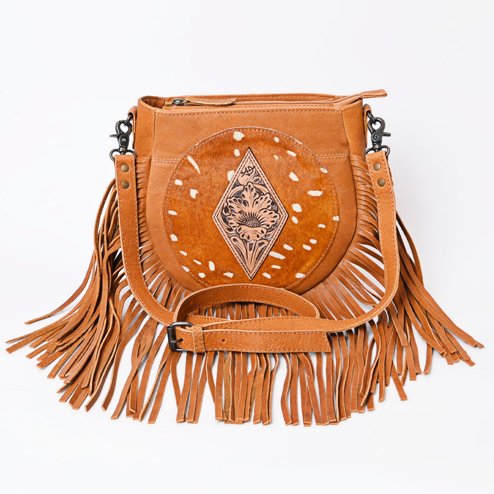 American Darling Messenger Hand Tooled Genuine Leather women bag western handbag purse