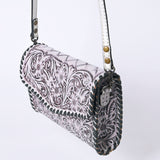 American Darling Wallet Hand Tooled Genuine Leather Western Women Bag | Handbag Purse White | Women Wallet | Wristlet Wallet