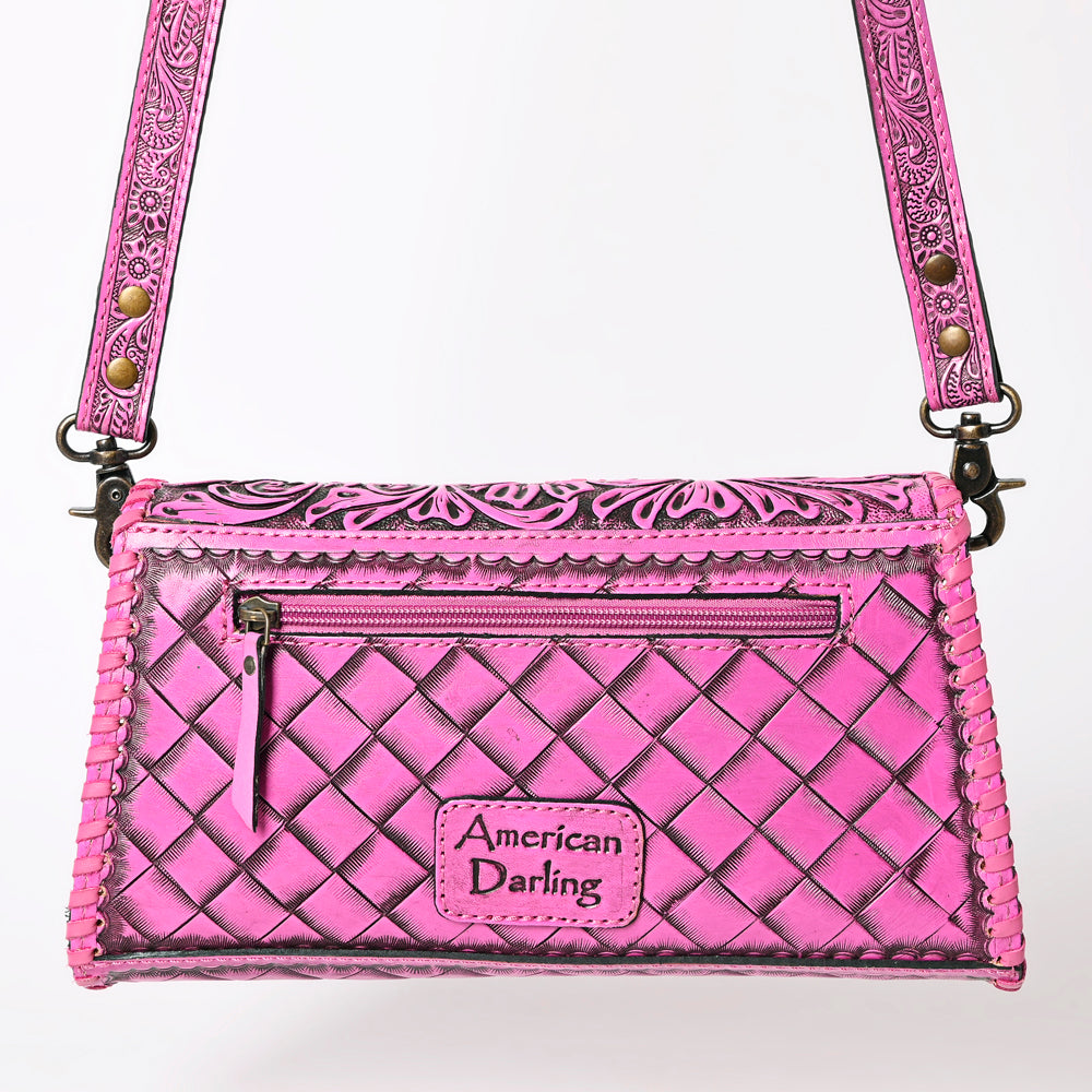 American Darling Wallet Hand Tooled Genuine Leather women bag western handbag purse