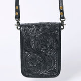 American Darling Cell Phone Holder Hand Tooled Genuine Leather Western Women Bag Purse | Women Cell Phone Case | Leather Phone Case | Cell Phone Holder