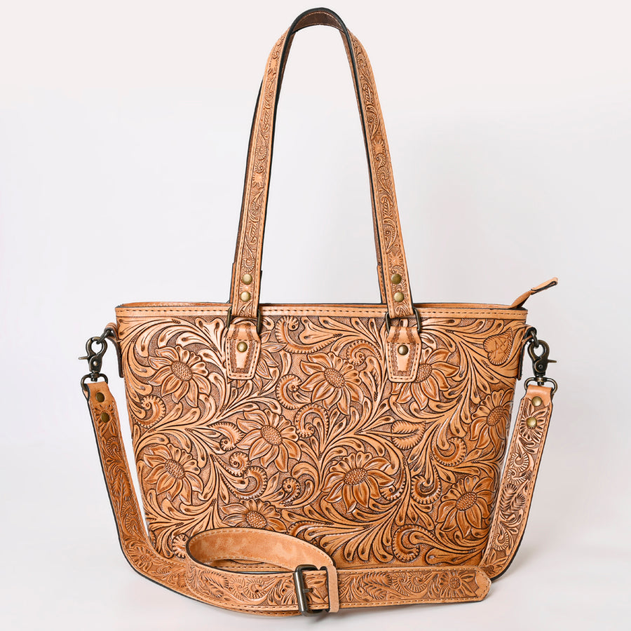 American Darling Tote Hand Tooled Genuine Leather Western Women Bag Handbag Purse | Travel Bags College Casual