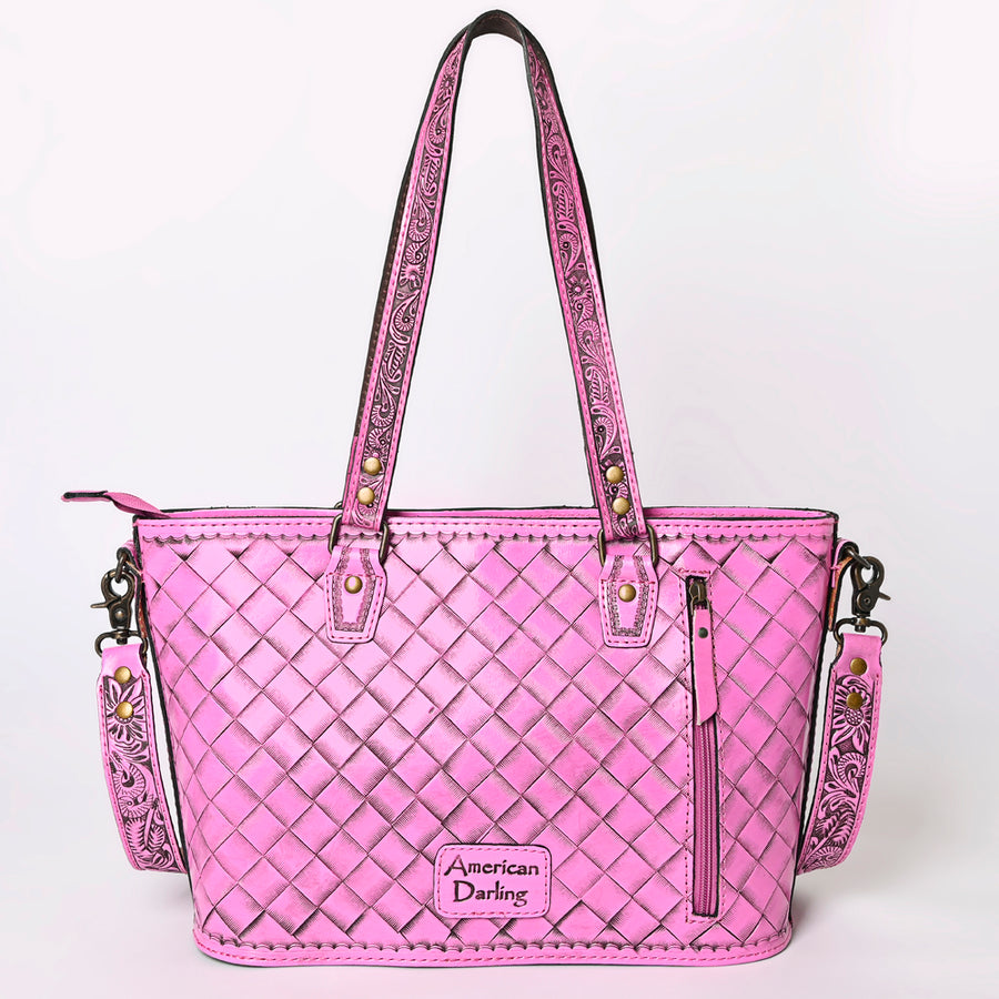 American Darling Tote Hand Tooled Genuine Leather Western Women Bag Handbag Purse | Travel Bags College Casual