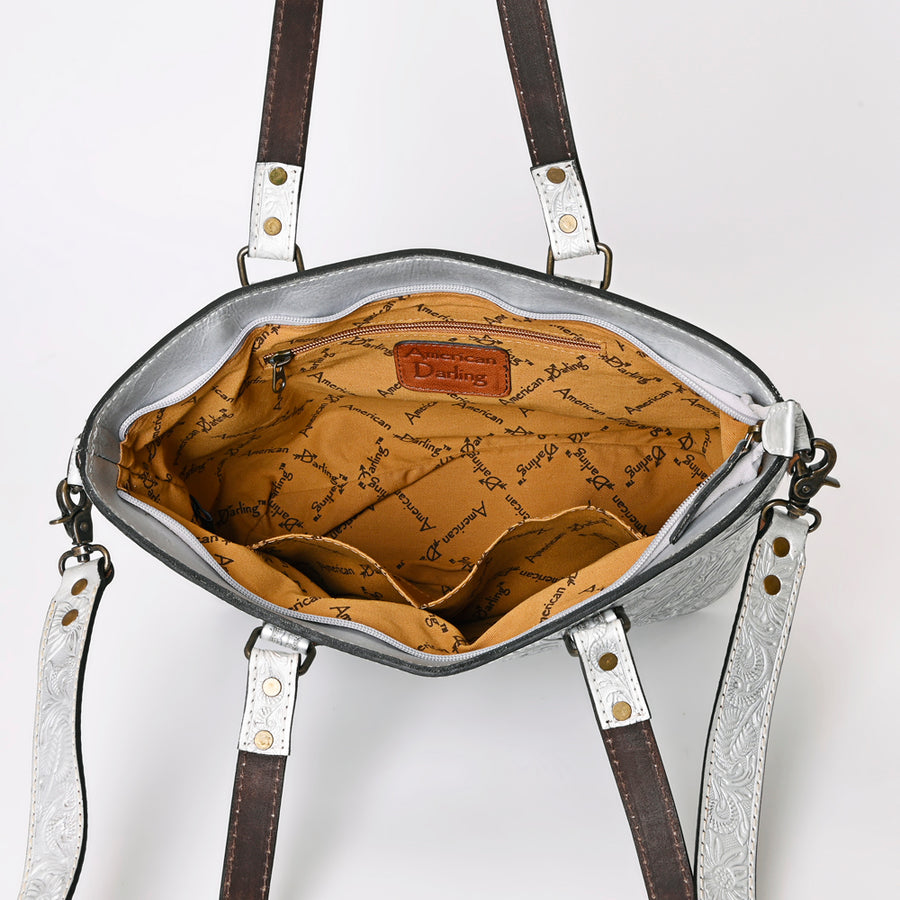 American Darling Tote Hand Tooled Genuine Leather Western Women Bag Handbag Purse | Travel Bags College Casual