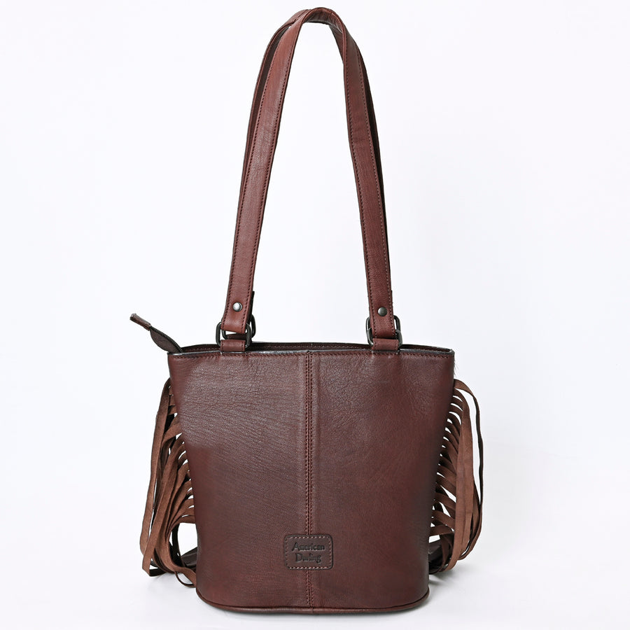 American Darling Tote Hand Tooled Hair on Genuine Leather Western Women Bag Handbag Purse | Travel Bags