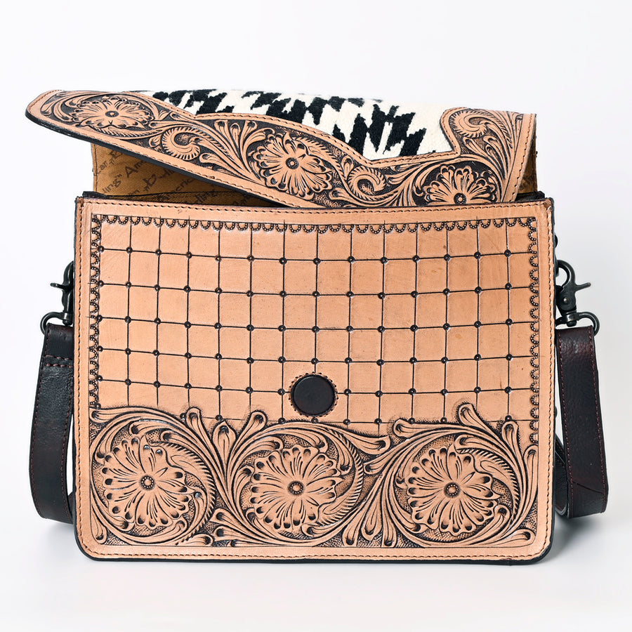 American Darling Cross Body Hand Tooled Saddle Blanket Genuine Leather Western Women Bag Handbag Purse | Crossbody for |Cute