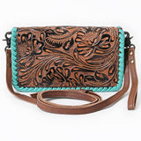 American Darling Organiser Beautifully Hand Tooled Genuine Leather women bag