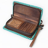 American Darling Organiser Beautifully Hand Tooled Genuine Leather women bag