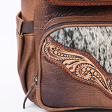 American Darling Backpack Hand Tooled Hair On Genuine Leather Western Women Bag Handbag Purse | Backpack for Women | Laptop Backpack |Backpack Purse