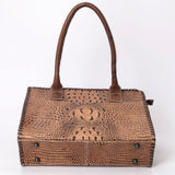 American Darling Crocodile Embossed Genuine Leather Women Bag Western Handbag Purse