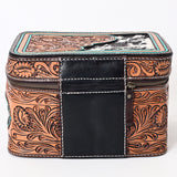 American Darling Jewelry Case Hand Tooled Hair on Genuine Leather Western Women Bag Handbag Purse |