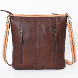 American Darling Cross Body Hand Tooled Hair on Genuine Leather Western Women Bag | Black Handbag Purse Crossbody for Cute