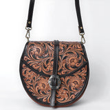 American Darling CrossBody Hand Tooled Full Grain Genuine Leather Western Women Bag Handbag Purse | for Cute