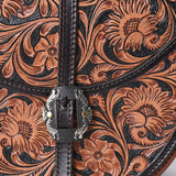 American Darling CrossBody Hand Tooled Full Grain Genuine Leather Western Women Bag Handbag Purse | for Cute