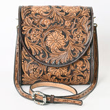 American Darling CrossBody Hand Tooled Full Grain Genuine Leather Western Women Bag Handbag Purse | for Cute