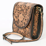 American Darling CrossBody Hand Tooled Full Grain Genuine Leather Western Women Bag Handbag Purse | for Cute