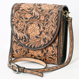 American Darling CrossBody Hand Tooled Full Grain Genuine Leather Western Women Bag Handbag Purse | for Cute