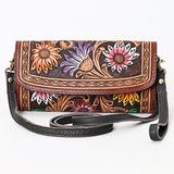 American Darling Clutch Hand Tooled Genuine Leather Western Women Bag Handbag Purse | Purses for Cute