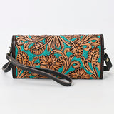 American Darling Clutch Hand Tooled Genuine Leather Western Women Bag Handbag Purse | Purses for Cute