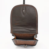 Hilason Floral Western Horse Leather Saddle Bag Heavyduty Traditional Trail Ride