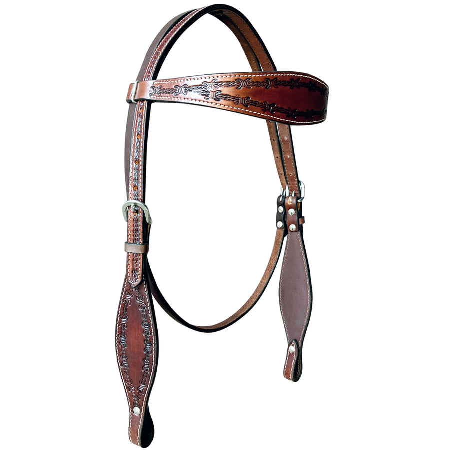 HILASON Western Horse Headstall Breast Collar Set Tack Genuine American Leather | For Horses Headstalls