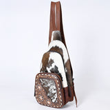 American Darling ADBG1182A Sling Hand Tooled Saddle Blanket Genuine Leather Women Bag Western Handbag Purse